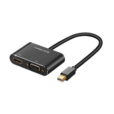 کابل تبدیل Mini Displayport به HDMI و VGA یوگرین MD115 مدل 20421 کابل تبدیل Mini Displayport به HDMI و VGA یوگرین MD115 مدل 20421