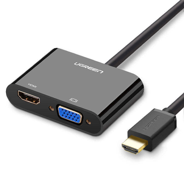 هاب HDMI به VGA و HDMI یوگرین 4 پورت CM101 مدل 40744 هاب HDMI به VGA و HDMI یوگرین 4 پورت CM101 مدل 40744