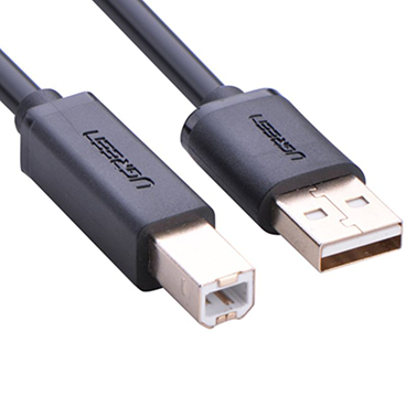 کابل تبدیل USB-A به USB-B یوگرین US135 مدل 20846 طول 1 متر کابل تبدیل USB-A به USB-B یوگرین US135 مدل 20846 طول 1 متر
