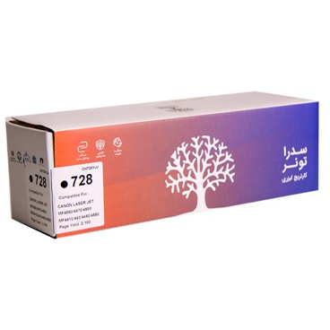 کارتریج سدرا مدل 728 Canon مشکی کارتریج سدرا مدل 728 Canon مشکی