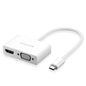 هاب USB-C یوگرین 2 پورت MM123 مدل 30843 هاب USB-C یوگرین 2 پورت MM123 مدل 30843