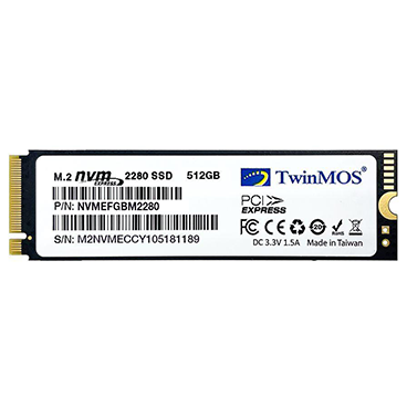 هارد اس اس دی اینترنال توین موس مدل NVMe M.2 2280 PCIE ظرفیت 512 گیگابایت