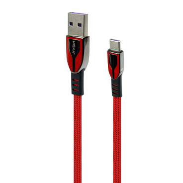 کابل تبدیل USB به USB-C هیسکا مدل LX293 طول 1 متر کابل تبدیل USB به USB-C هیسکا مدل LX293 طول 1 متر