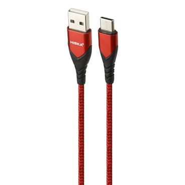 کابل تبدیل USB به USB-C هیسکا مدل LX289 طول 1 متر کابل تبدیل USB به USB-C هیسکا مدل LX289 طول 1 متر