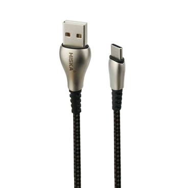 کابل تبدیل USB به USB-C هیسکا مدل LX288 طول 1 متر کابل تبدیل USB به USB-C هیسکا مدل LX288 طول 1 متر