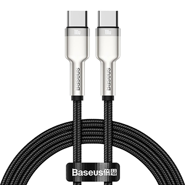 کابل تبدیل USB-C به USB-C باسئوس مدل CATJK-C01 طول 1 متر کابل تبدیل USB-C به USB-C باسئوس مدل CATJK-C01 طول 1 متر