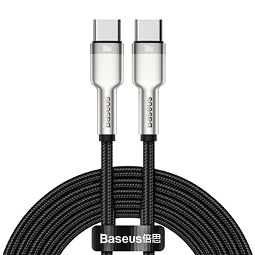 کابل تبدیل USB-C به USB-C باسئوس مدل CATJK-D01 طول 1 متر کابل تبدیل USB-C به USB-C باسئوس مدل CATJK-D01 طول 1 متر