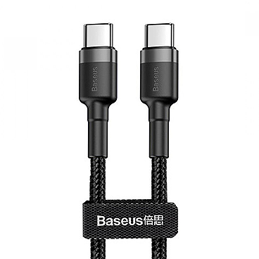 کابل تبدیل USB-C به USB-C باسئوس مدل CATKLF-HG1 طول 2 متر کابل تبدیل USB-C به USB-C باسئوس مدل CATKLF-HG1 طول 2 متر