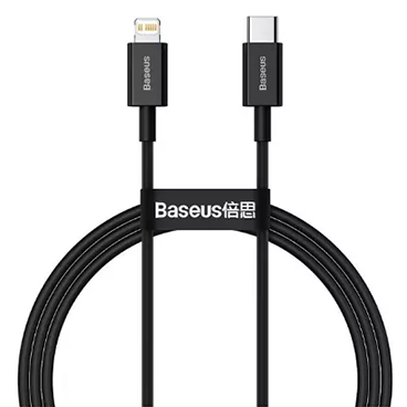 کابل تبدیل USB-C به لایتنینگ باسئوس مدل Baseus Superior Series CATLYS طول 1 متر کابل تبدیل USB-C به لایتنینگ باسئوس مدل Baseus Superior Series CATLYS طول 1 متر