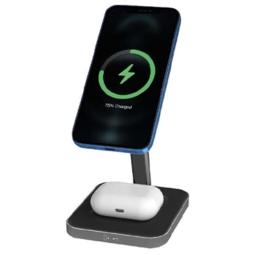 شارژر بیسیم فورس مدل FPMSINDSTAND15WW MagSafe شارژر بیسیم فورس مدل FPMSINDSTAND15WW MagSafe