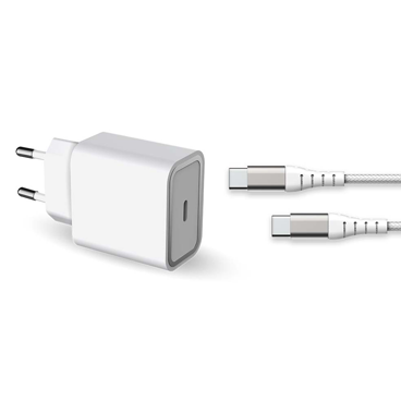 شارژر دیواری فورس مدل FPLICS25WCBLCCW توان 25 وات + کابل USB-C شارژر دیواری فورس مدل FPLICS25WCBLCCW توان 25 وات + کابل USB-C