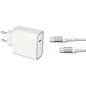 شارژر دیواری فورس مدل FPLICS65WGANCBLCCW توان 65 وات + کابل USB-C شارژر دیواری فورس مدل FPLICS65WGANCBLCCW توان 65 وات + کابل USB-C