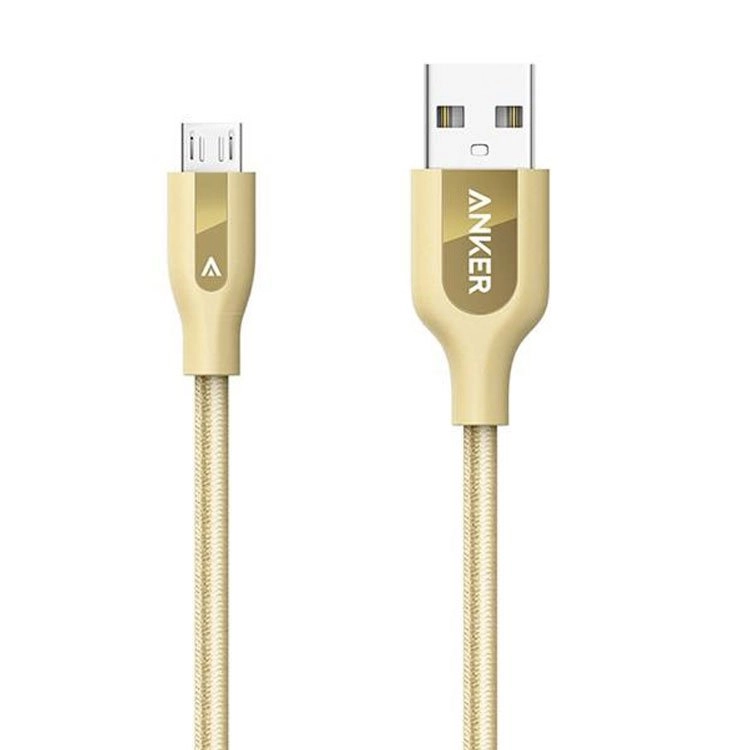 کابل تبدیل USB به MicroUSB انکر مدل A8142 PowerLine Plus به طول 0.9 متر
