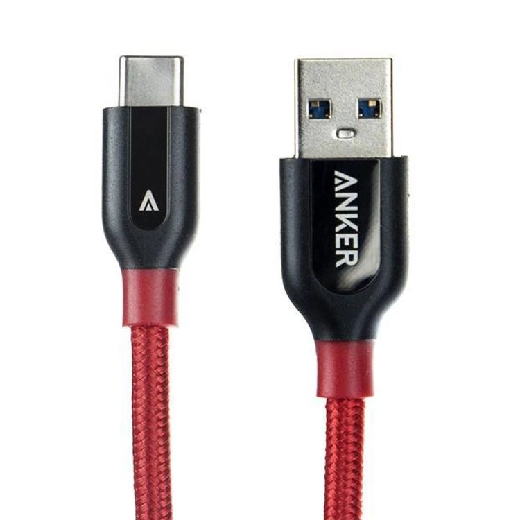 کابل تبدیل USB-C به USB 3.0 انکر مدل A8168 PowerLine Plus طول 0.9 متر کابل تبدیل USB-C به USB 3.0 انکر مدل A8168 PowerLine Plus طول 0.9 متر