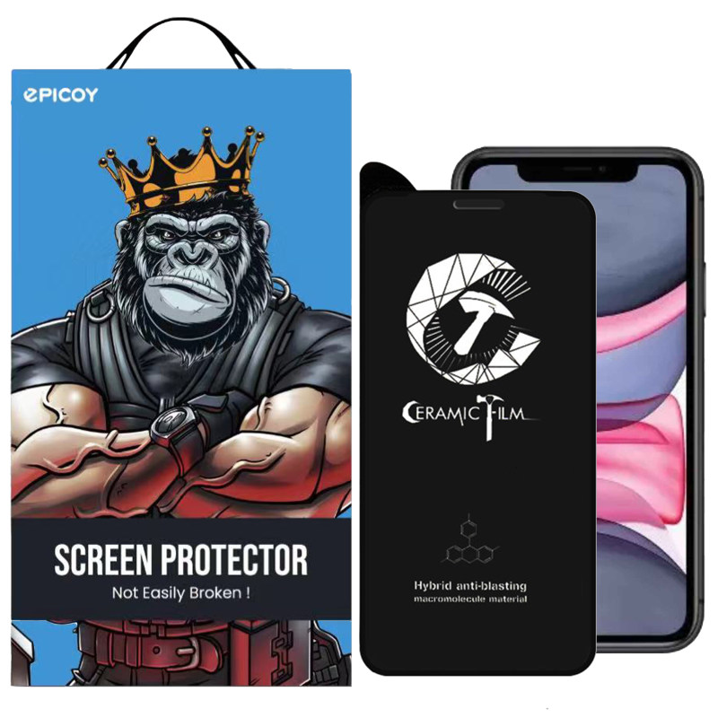 محافظ صفحه نمایش سرامیکی گوشی اپل آیفون 11 و XR اپیکوی مدل Crm محافظ صفحه نمایش سرامیکی گوشی اپل آیفون 11 و XR اپیکوی مدل Crm