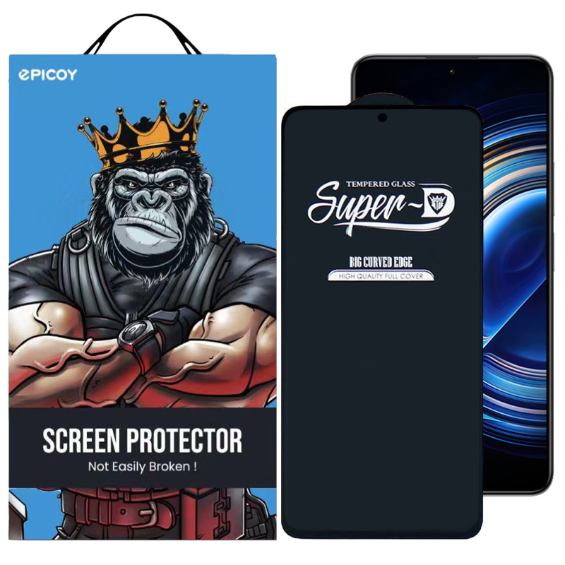 گلس گوشی شیائومی Redmi k50/k50pro/k40/k40pro plus/k40s اپیکوی مدل Super 5D گلس گوشی شیائومی Redmi k50/k50pro/k40/k40pro plus/k40s اپیکوی مدل Super 5D