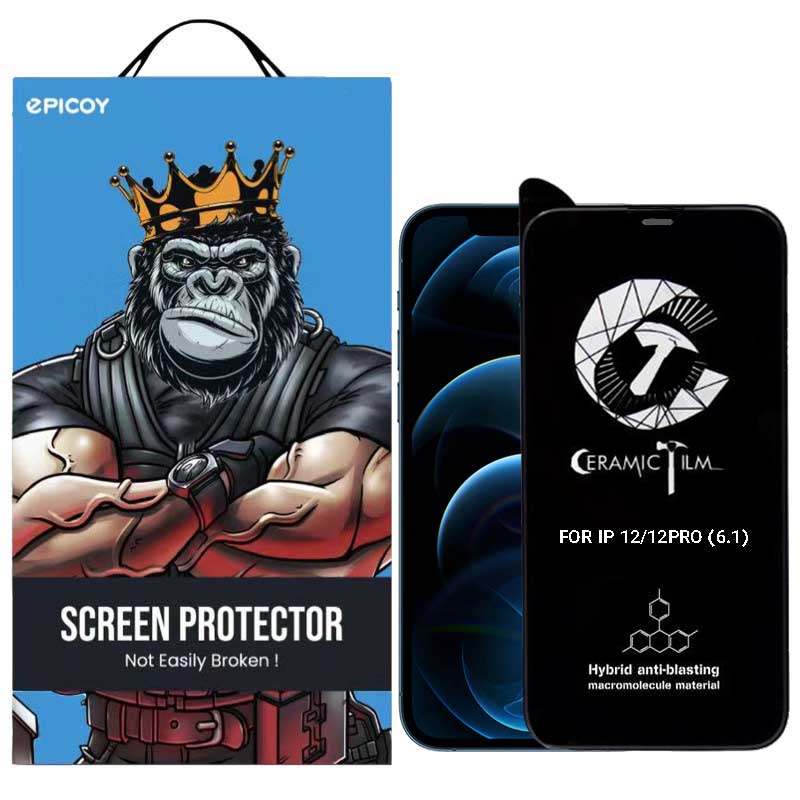 محافظ صفحه نمایش سرامیکی گوشی اپل iPhone 12 / 12 Pro اپیکوی مدل CR7 محافظ صفحه نمایش سرامیکی گوشی اپل iPhone 12 / 12 Pro اپیکوی مدل CR7