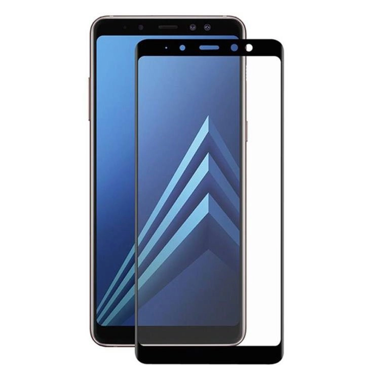 محافظ صفحه شیشه ای تمام چسب مناسب برای گوشی سامسونگ Galaxy A8 2018 محافظ صفحه شیشه ای تمام چسب مناسب برای گوشی سامسونگ Galaxy A8 2018