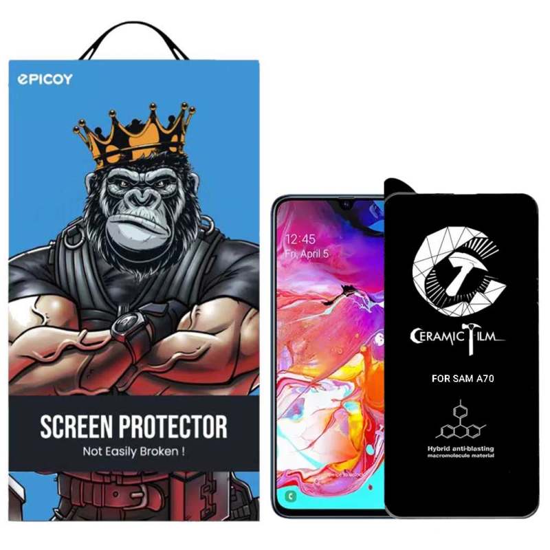 محافظ صفحه نمایش سرامیکی گوشی سامسونگ Galaxy A70 اپیکوی مدل CR7