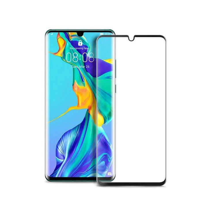 محافظ صفحه شیشه ای تمام چسب مناسب برای گوشی هواوی P30 pro محافظ صفحه شیشه ای تمام چسب مناسب برای گوشی هواوی P30 pro