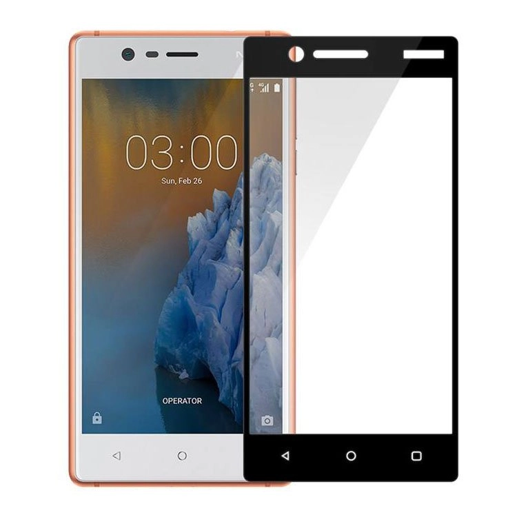 محافظ صفحه نمایش شیشه ای مناسب برای مناسب برای گوشی Nokia 3 محافظ صفحه نمایش شیشه ای مناسب برای مناسب برای گوشی Nokia 3