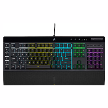 کیبورد گیمینگ سیمی کورسیر مدل K55 RGB PRO کیبورد گیمینگ سیمی کورسیر مدل K55 RGB PRO