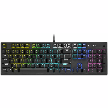 کیبورد گیمینگ سیمی کورسیر مدل K60 RGB PRO Low Profile کیبورد گیمینگ سیمی کورسیر مدل K60 RGB PRO Low Profile