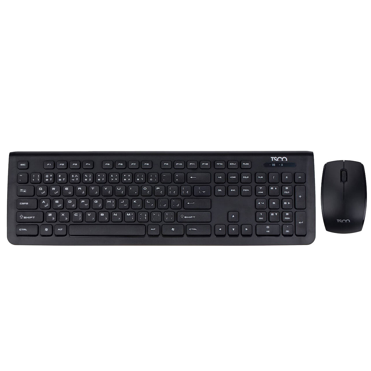 کیبورد و ماوس بی سیم تسکو مدل TKM 7018W 