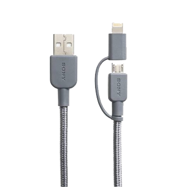 کابل تبدیل USB به میکرو USB / لایتنینگ سونی مدل CP-ABLP150 به طول 1.5 متر کابل تبدیل USB به میکرو USB / لایتنینگ سونی مدل CP-ABLP150 به طول 1.5 متر