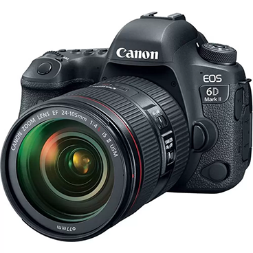 دوربین عکاسی کانن مدل EOS 6D Mark II با لنز 24-105 L USM میلی متری و لوازم جانبی