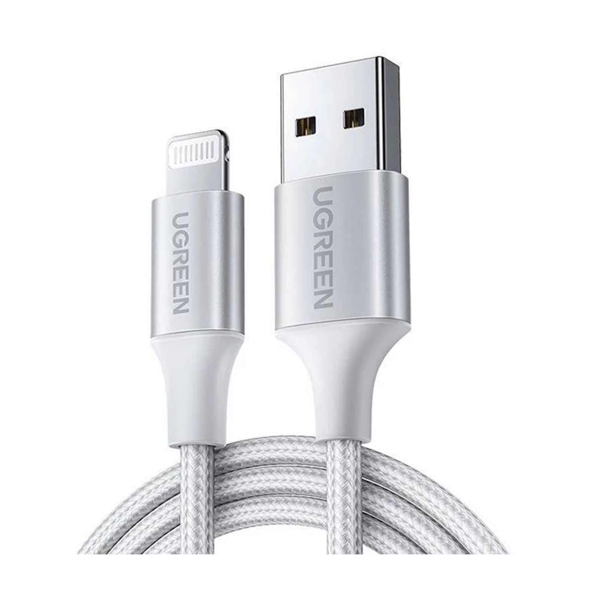 کابل لایتنینگ به USB یوگرین US199 مدل 60163 طول 2 متر کابل لایتنینگ به USB یوگرین US199 مدل 60163 طول 2 متر
