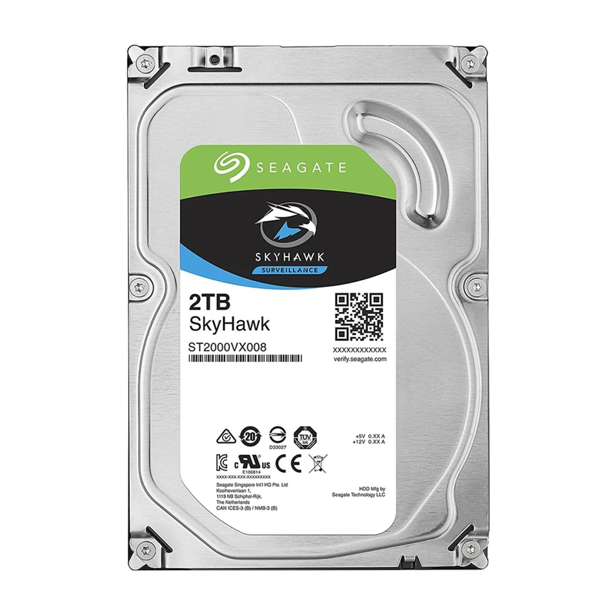 هارددیسک اینترنال سیگیت مدل SkyHawk ظرفیت 2 ترابایت هارددیسک اینترنال سیگیت مدل SkyHawk ظرفیت 2 ترابایت