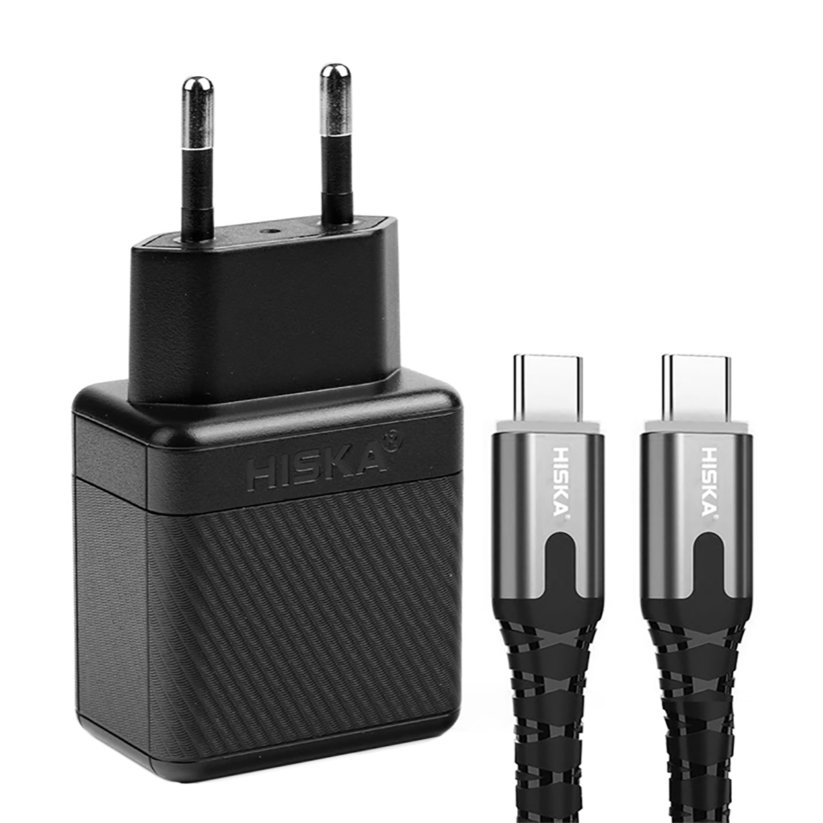 شارژر دیواری هیسکا مدل H-119GAN توان 35 وات به همراه کابل USB-C شارژر دیواری هیسکا مدل H-119GAN توان 35 وات به همراه کابل USB-C