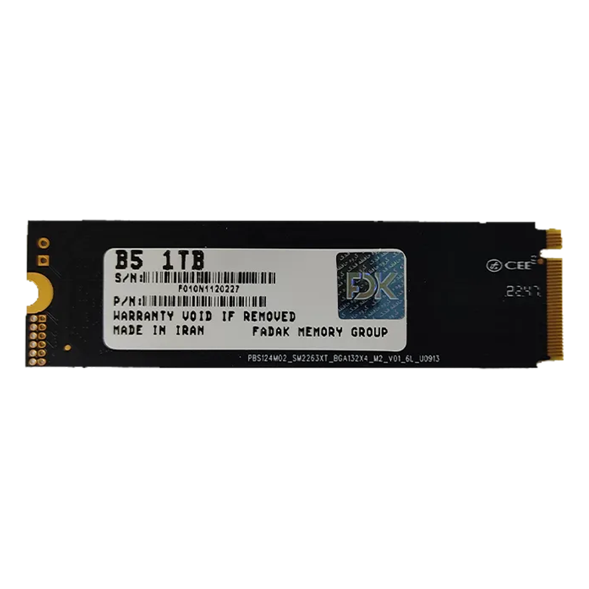 هارد اس اس دی اینترنال فدک مدل FDK B5 SERIES M.2 ظرفیت 1 ترابایت هارد اس اس دی اینترنال فدک مدل FDK B5 SERIES M.2 ظرفیت 1 ترابایت