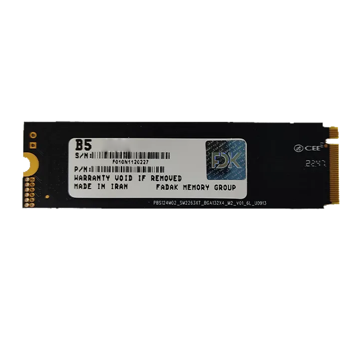 هارد اس اس دی اینترنال فدک مدل FDK B5 SERIES M.2 ظرفیت 512 گیگابایت هارد اس اس دی اینترنال فدک مدل FDK B5 SERIES M.2 ظرفیت 512 گیگابایت