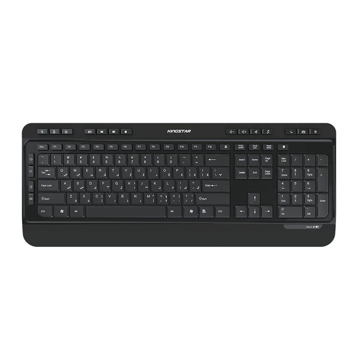 کیبورد بی سیم کینگ استار مدل KB97W کیبورد بی سیم کینگ استار مدل KB97W