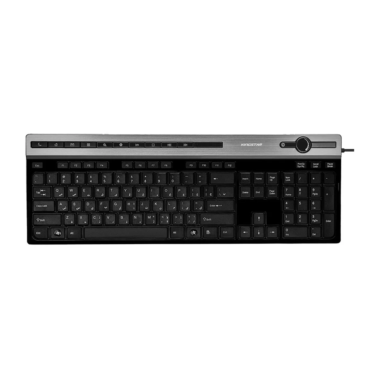 کیبورد با سیم کینگ استار مدل KB92 کیبورد با سیم کینگ استار مدل KB92