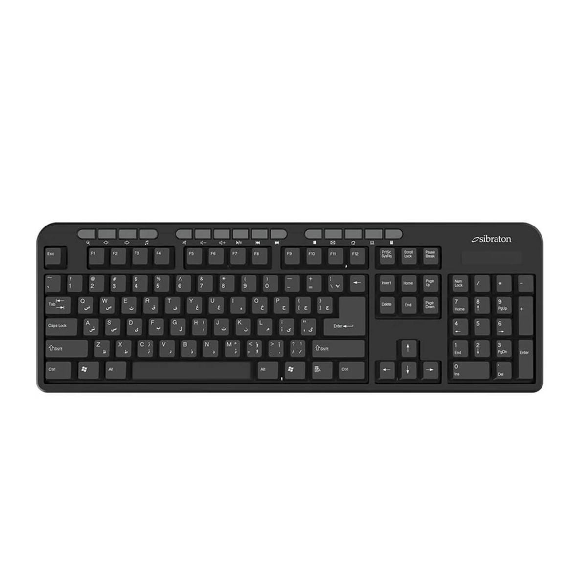 کیبورد بی سیم سیبراتون مدل SKB566W کیبورد بی سیم سیبراتون مدل SKB566W