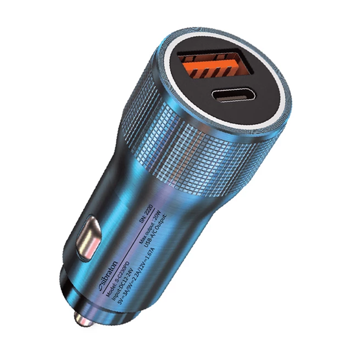 شارژر فندکی سیبراتون مدل S-C230PD شارژر فندکی سیبراتون مدل S-C230PD