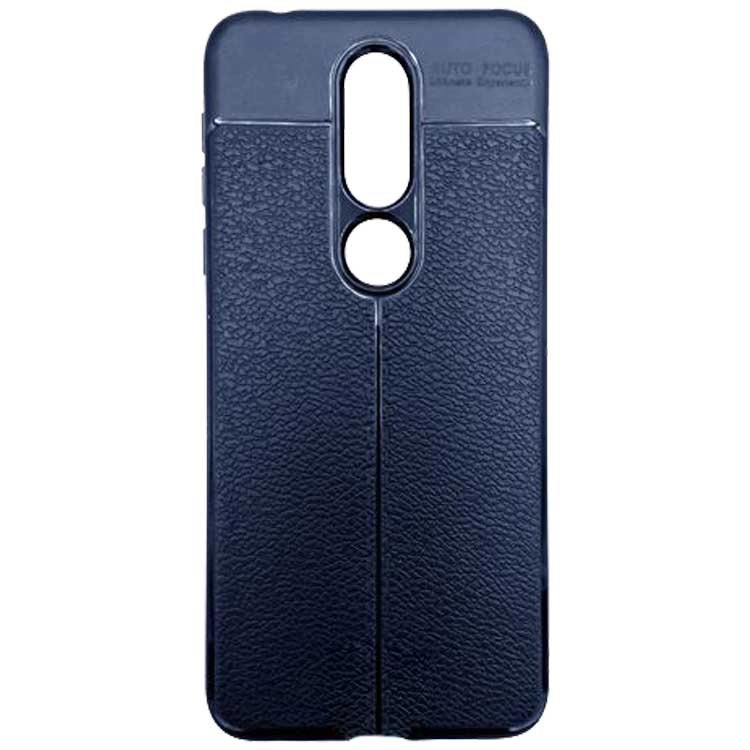 کاور سیلیکونی AutoFocus طرح چرم گوشی نوکیا Nokia 7.1