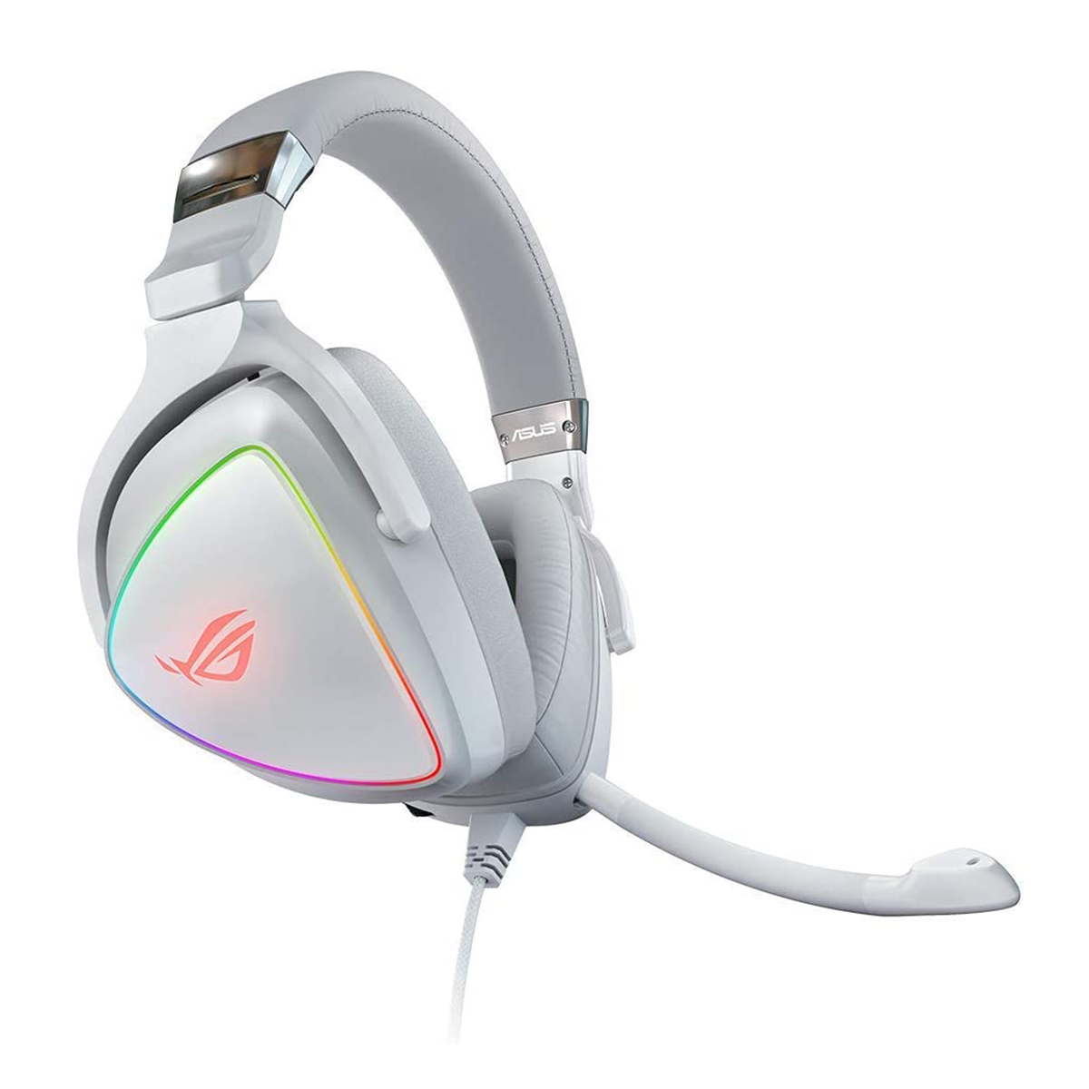 هدفون گیمینگ با سیم ایسوس مدل ROG Delta White Edition هدفون گیمینگ با سیم ایسوس مدل ROG Delta White Edition
