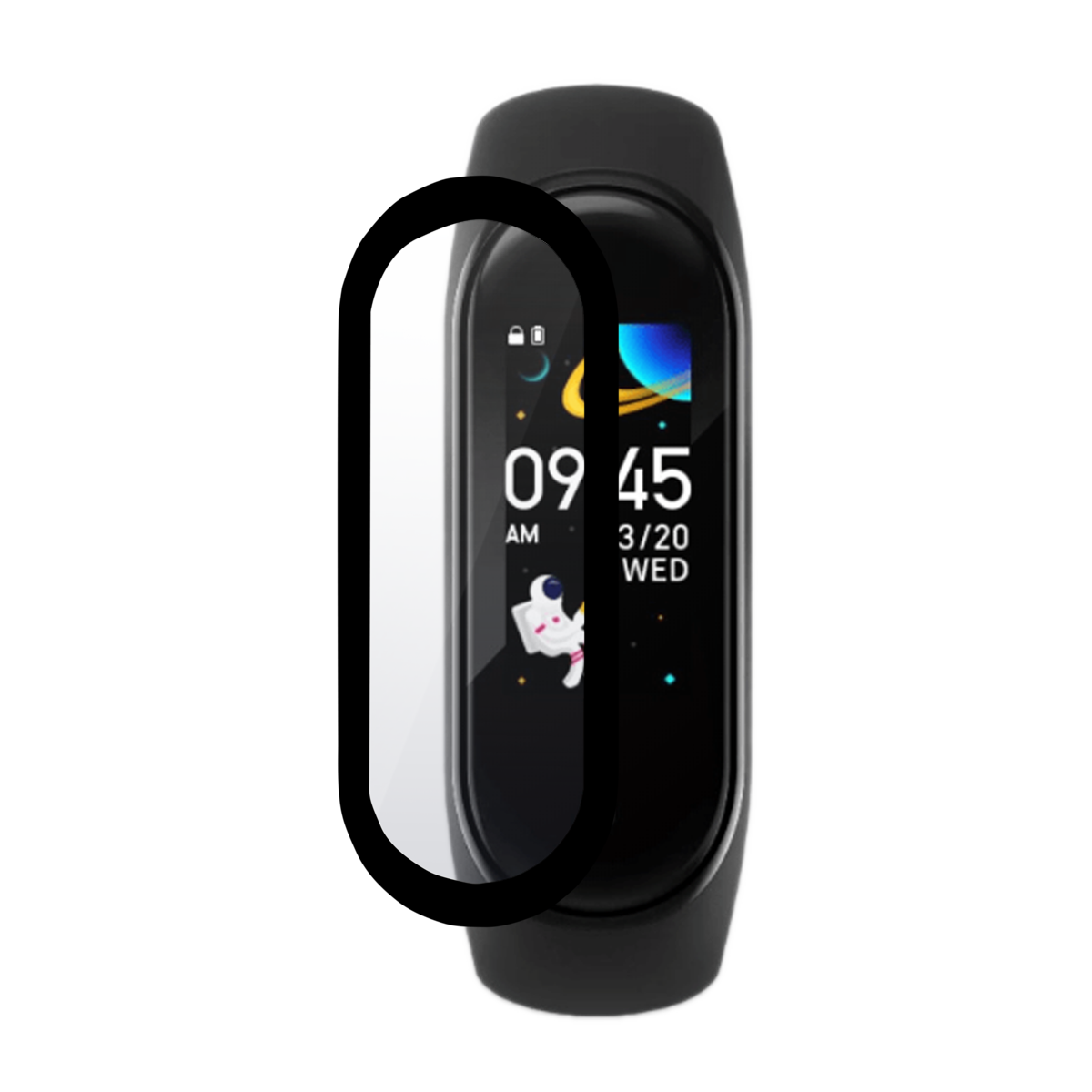 گلس ساعت شیائومی Mi Band 4 مدل Full