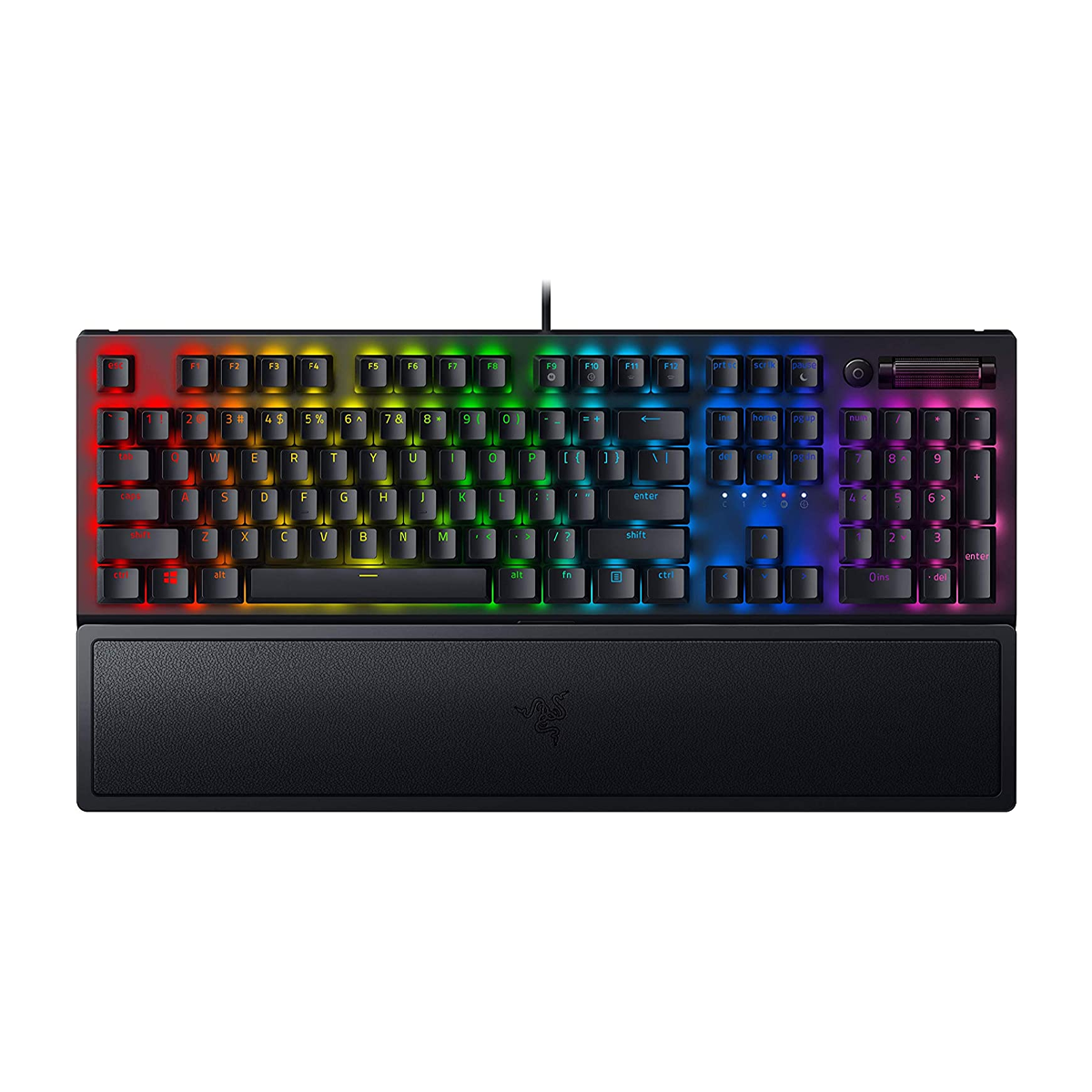 کیبورد گیمینگ ریزر مدل BlackWidow V3 سوئیچ سبز کیبورد گیمینگ ریزر مدل BlackWidow V3 سوئیچ سبز