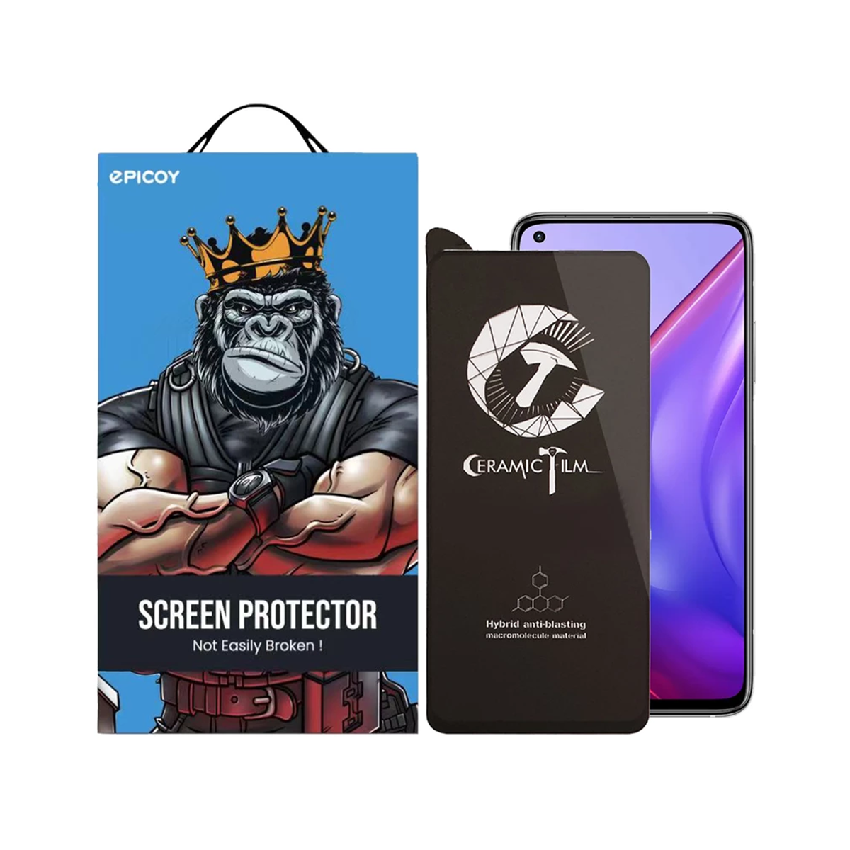گلس گوشی شیائومی Mi 10T /Mi 10T Pro اپیکوی مدل CR7 گلس گوشی شیائومی Mi 10T /Mi 10T Pro اپیکوی مدل CR7