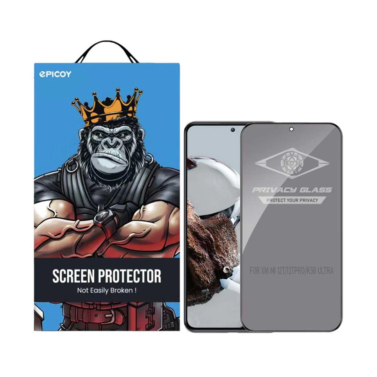 گلس گوشی شیائومی Mi 12T/Mi 12T Pro /Redmi K50 Ultra اپیکوی مدل Private گلس گوشی شیائومی Mi 12T/Mi 12T Pro /Redmi K50 Ultra اپیکوی مدل Private