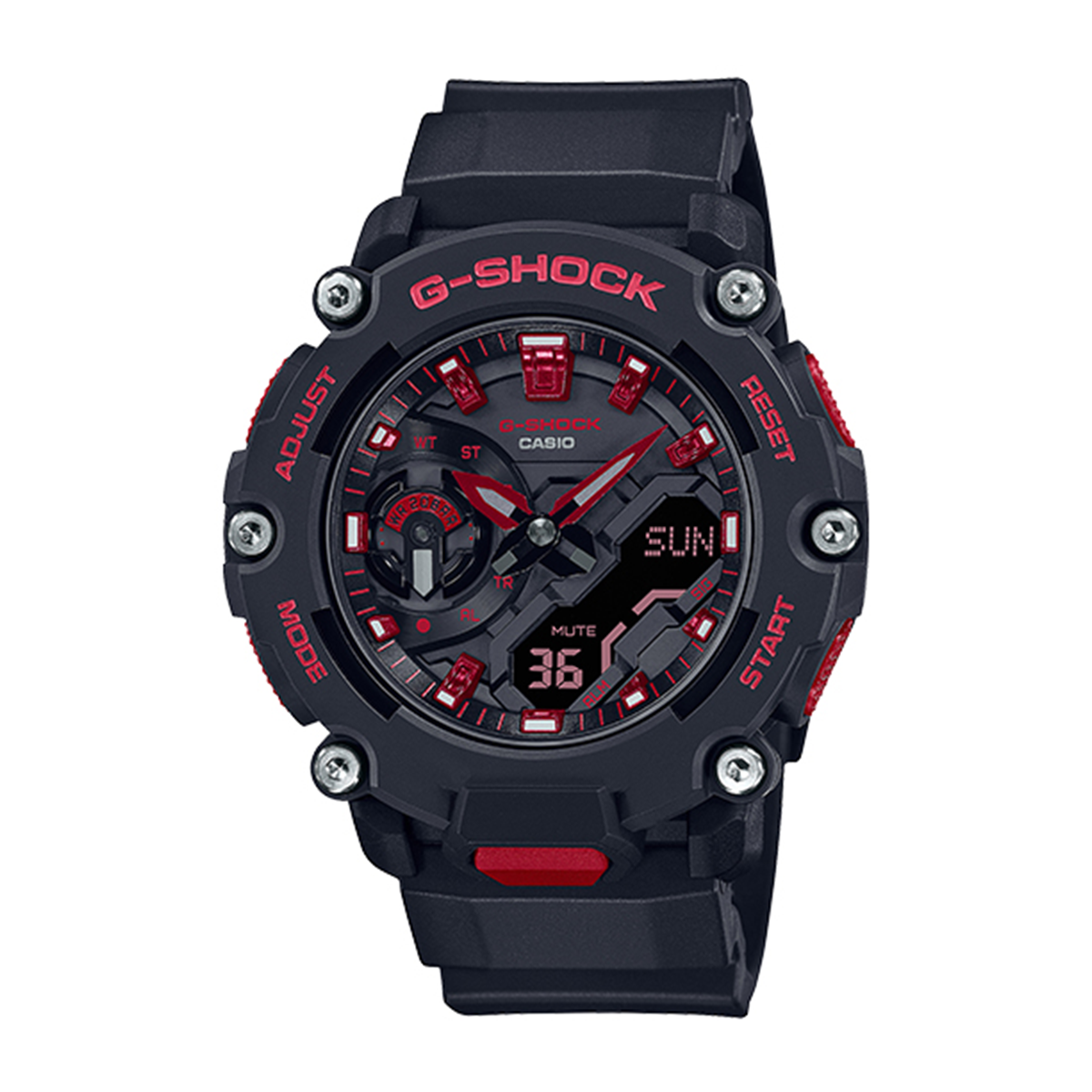ساعت کاسیو جی شاک مردانه مدل GA-2200BNR-1ADR ساعت کاسیو جی شاک مردانه مدل GA-2200BNR-1ADR