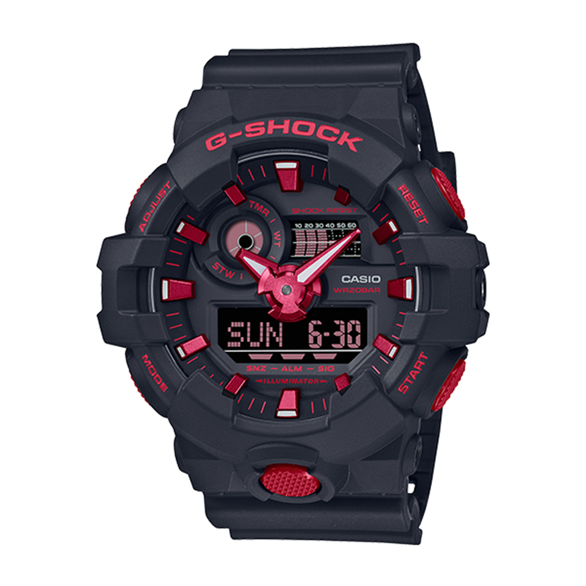 ساعت کاسیو جی شاک مردانه مدل GA-700BNR-1ADR ساعت کاسیو جی شاک مردانه مدل GA-700BNR-1ADR