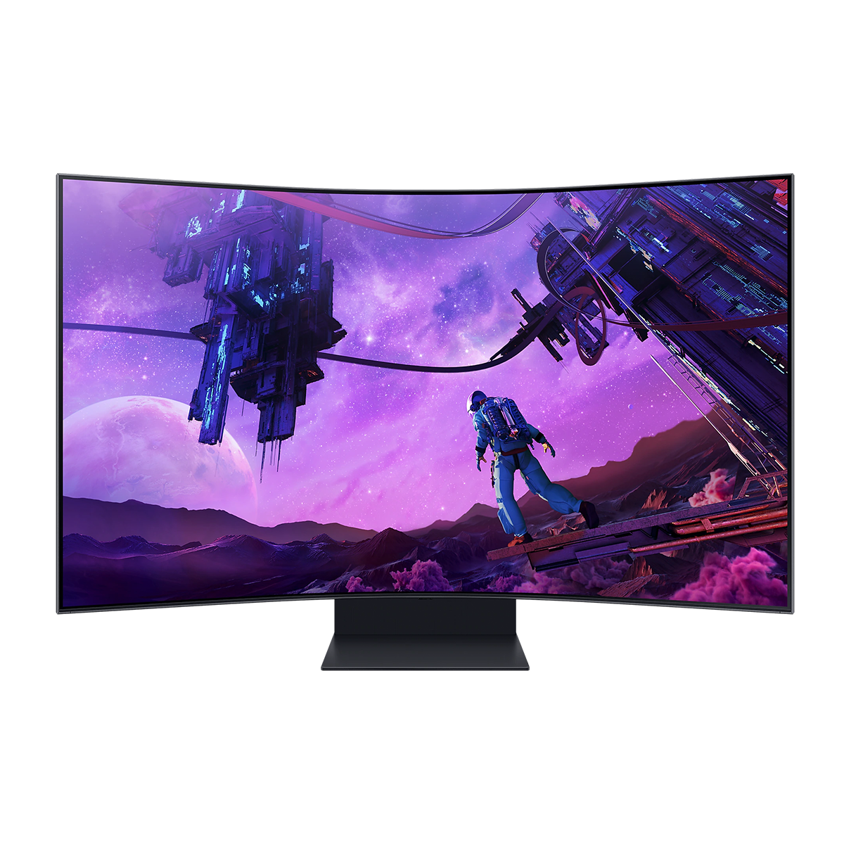 مانیتور گیمینگ سامسونگ سری Odyssey Ark مدل LS55BG970NMXUE سایز 55 اینچ مانیتور گیمینگ سامسونگ سری Odyssey Ark مدل LS55BG970NMXUE سایز 55 اینچ