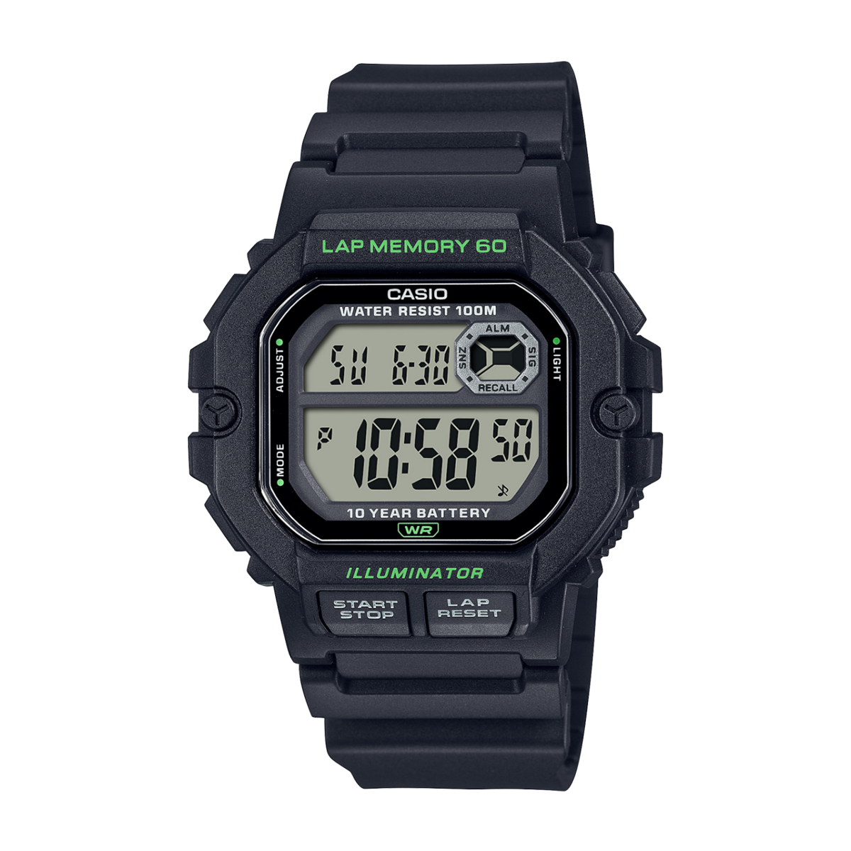 ساعت دیجیتال کاسیو مدل WS-1400H-1AV ساعت دیجیتال کاسیو مدل WS-1400H-1AV