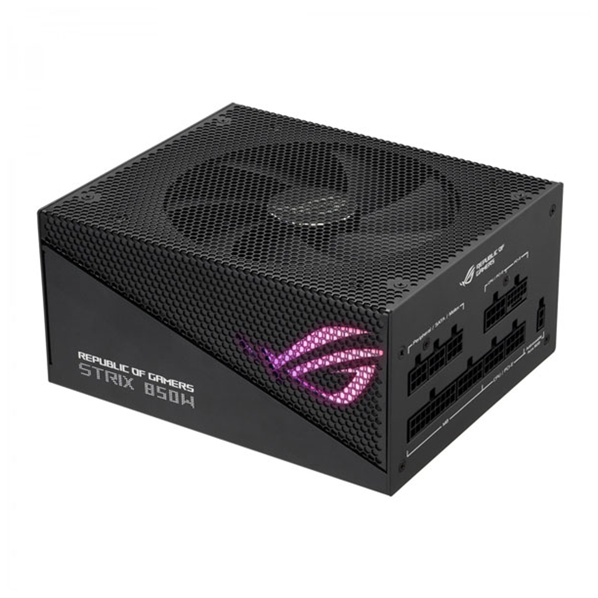 منبع تغذیه کامپیوتر ایسوس مدل ROG STRIX 850W Gold Aura Edition منبع تغذیه کامپیوتر ایسوس مدل ROG STRIX 850W Gold Aura Edition
